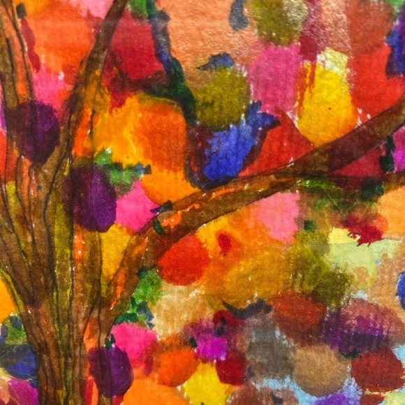 Kreativekristen original watercolor , the colors of fall , HP 25x4 - Picture 2 of 8